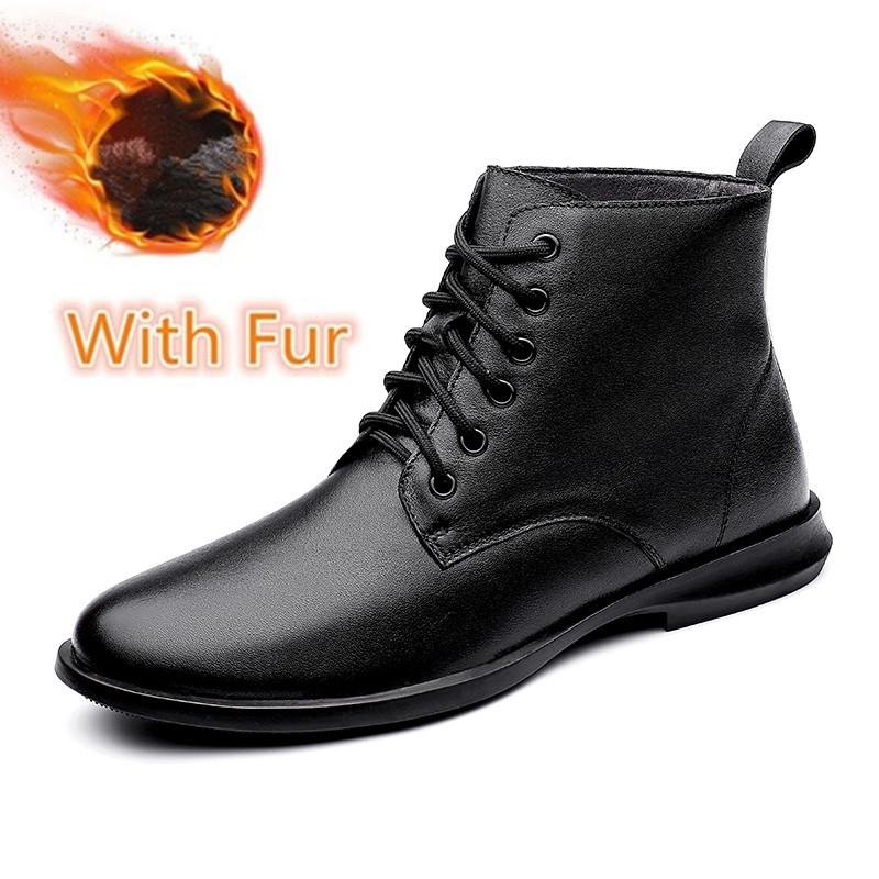 Высококачественные ботинки из натуральной кожи, мужская зимняя обувь, черные деловые оксфорды из коровьей кожи, мужская обувь, теплые меховые ботильоны 41
Высококачественные ботинки из натуральной кожи, мужская зимняя обувь, черные деловые оксфорды из коровьей кожи, мужская обувь, теплые меховые ботильоны 41