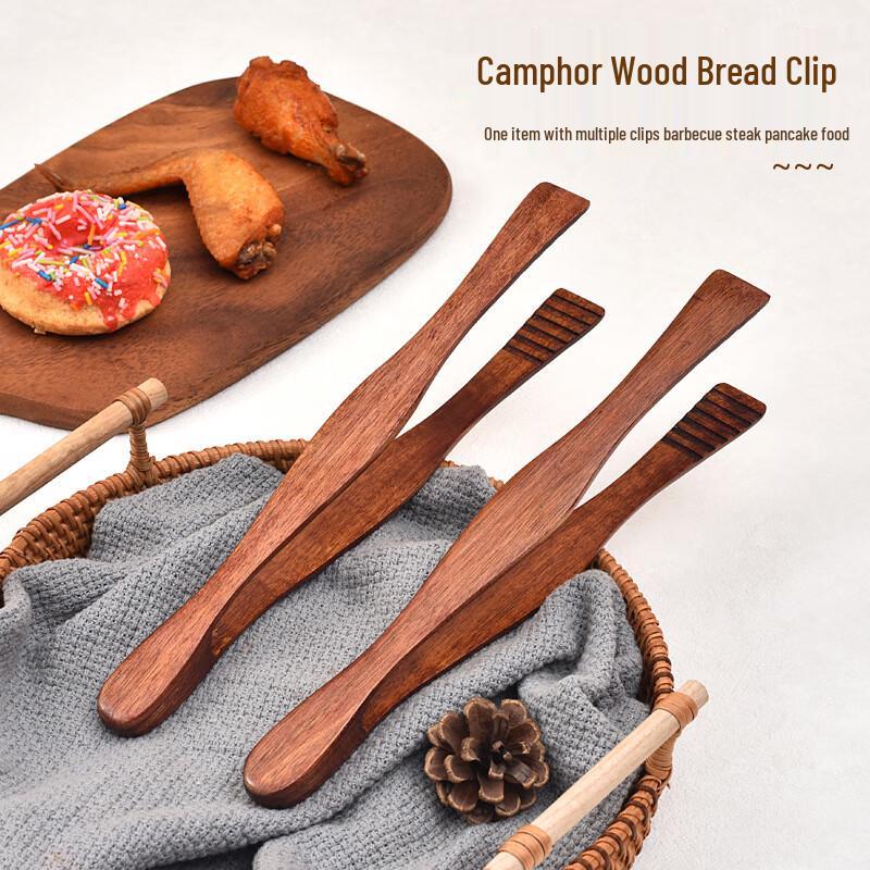 Creative Nanmu Wood Food Tongs
Creative Nanmu Wood Food Tongs