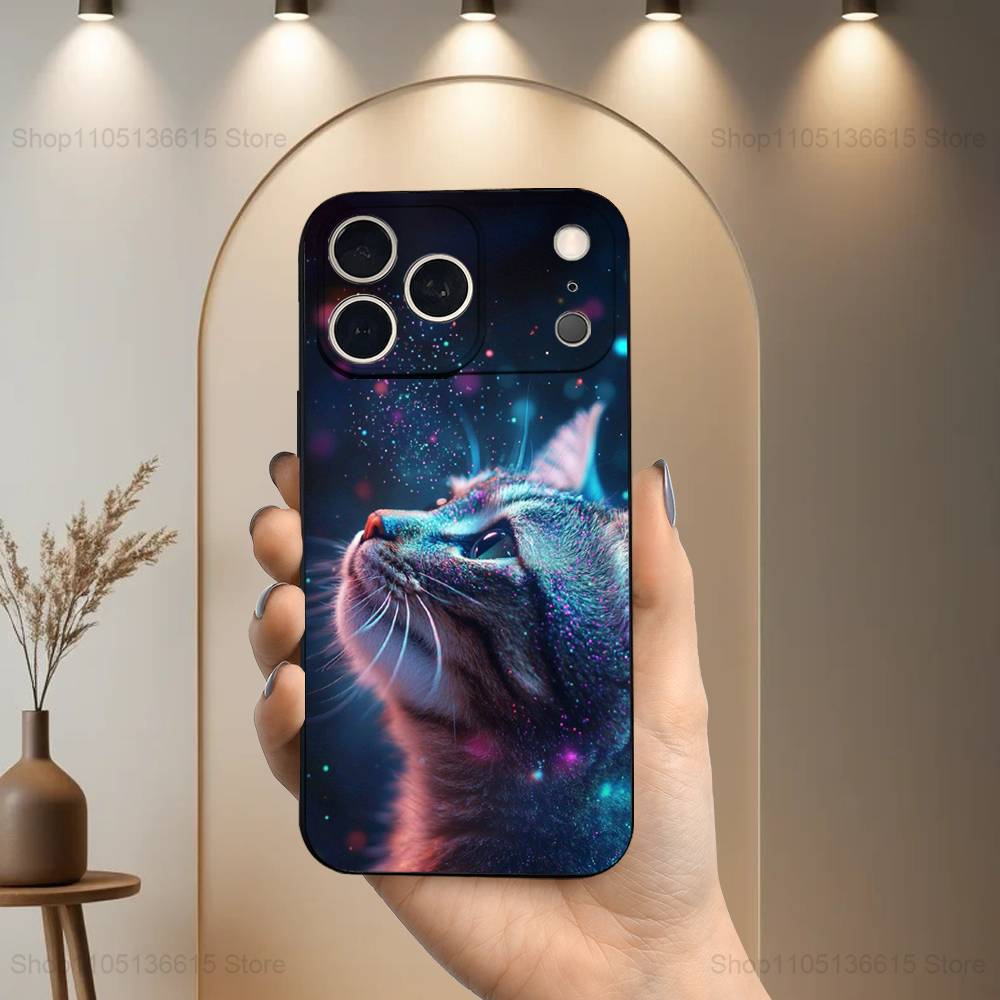 Phantasy Art Starry Sky Cat Case For iPhone 17,16,15,14,13,12,11,Plus,Pro Max,XS,X,XR,SE,Mini,8,7,Soft Silicone Black Cover iPhone16
Phantasy Art Starry Sky Cat Case For iPhone 17,16,15,14,13,12,11,Plus,Pro Max,XS,X,XR,SE,Mini,8,7,Soft Silicone Black Cover iPhone16