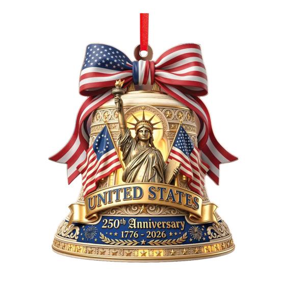 2D Acrylic America 250th Anniversary Ornament 250 Years Patriotic Hanging Decoration 1776-2026 Commemorative Gifts for 4th of July Independence Day G
2D Acrylic America 250th Anniversary Ornament 250 Years Patriotic Hanging Decoration 1776-2026 Commemorative Gifts for 4th of July Independence Day G