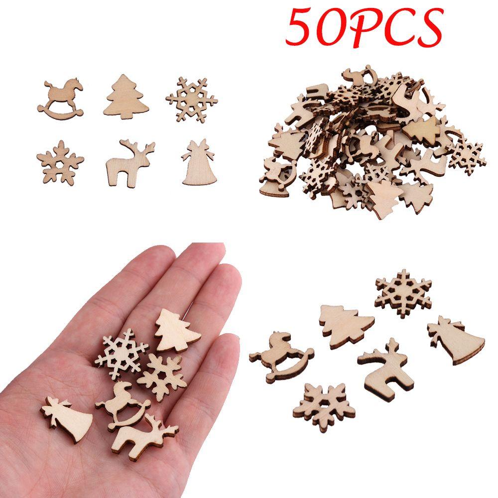 50Pcs Party Pendant Carve Christmas Ornament Xmas Tree Decorat Natural Wood Reindeer Snowflakes
50Pcs Party Pendant Carve Christmas Ornament Xmas Tree Decorat Natural Wood Reindeer Snowflakes