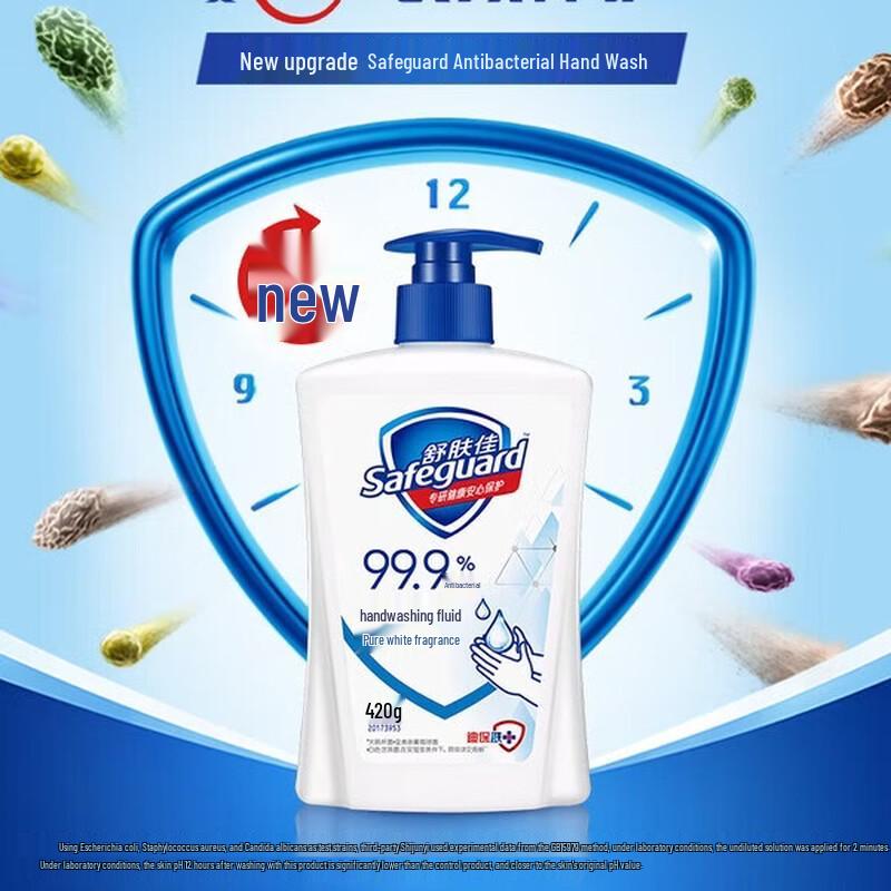 Safeguard Healthy Antibacterial Hand Wash, Pure White Scent
Safeguard Healthy Antibacterial Hand Wash, Pure White Scent
