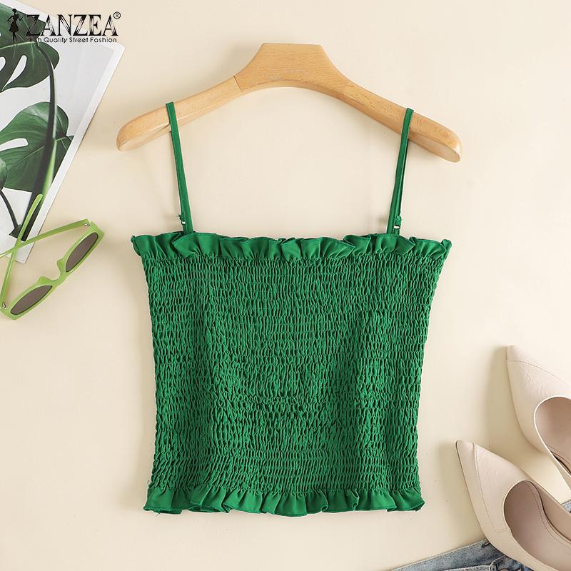 ZANZEA женские летние модные майки без рукавов пляжные майки укороченные топы
ZANZEA женские летние модные майки без рукавов пляжные майки укороченные топы