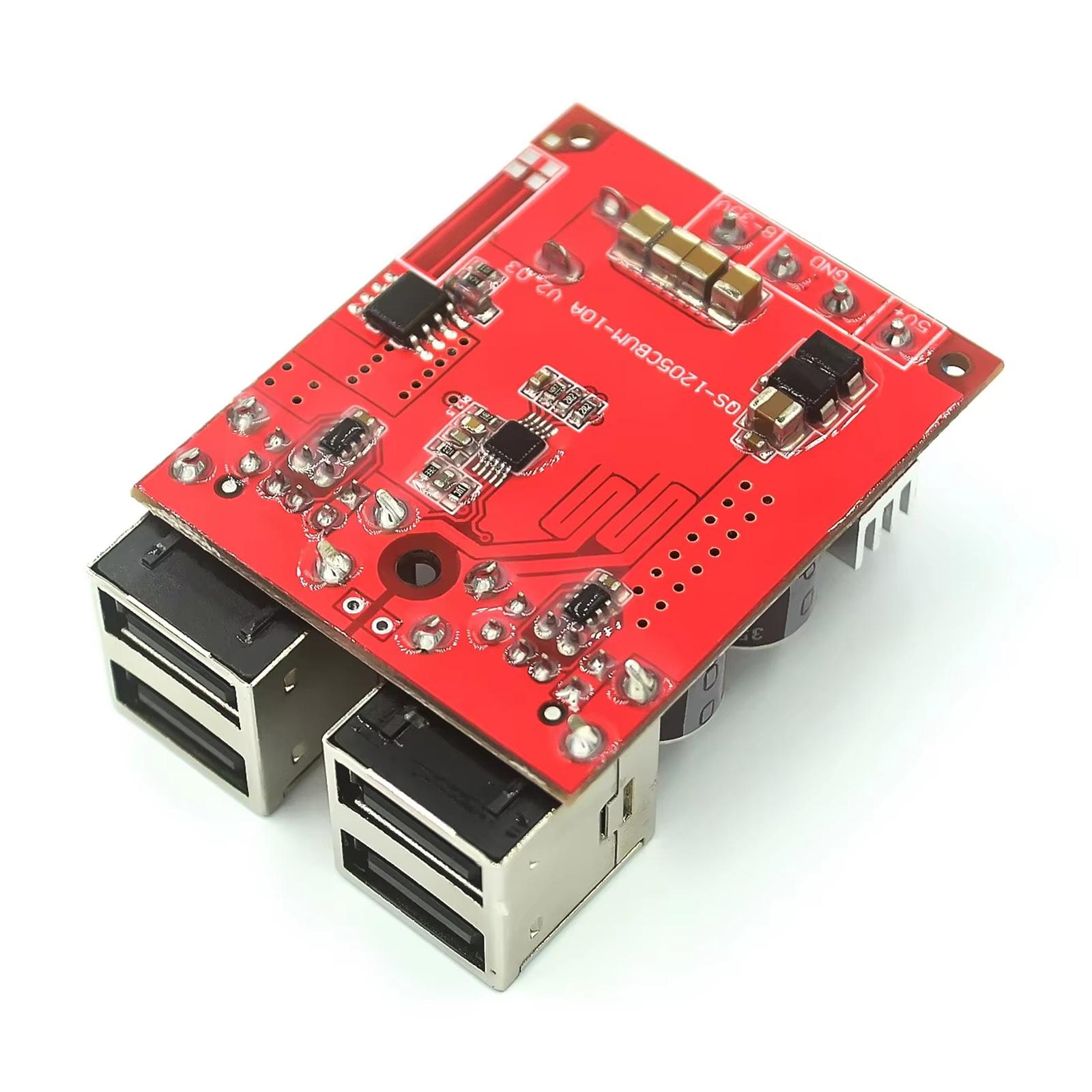 DC-DC Buck Power Module Board 8V-35V To 5V 8A 4-Port USB Vehicle Charging Board for Mobile Phone Car China Mainland
DC-DC Buck Power Module Board 8V-35V To 5V 8A 4-Port USB Vehicle Charging Board for Mobile Phone Car China Mainland