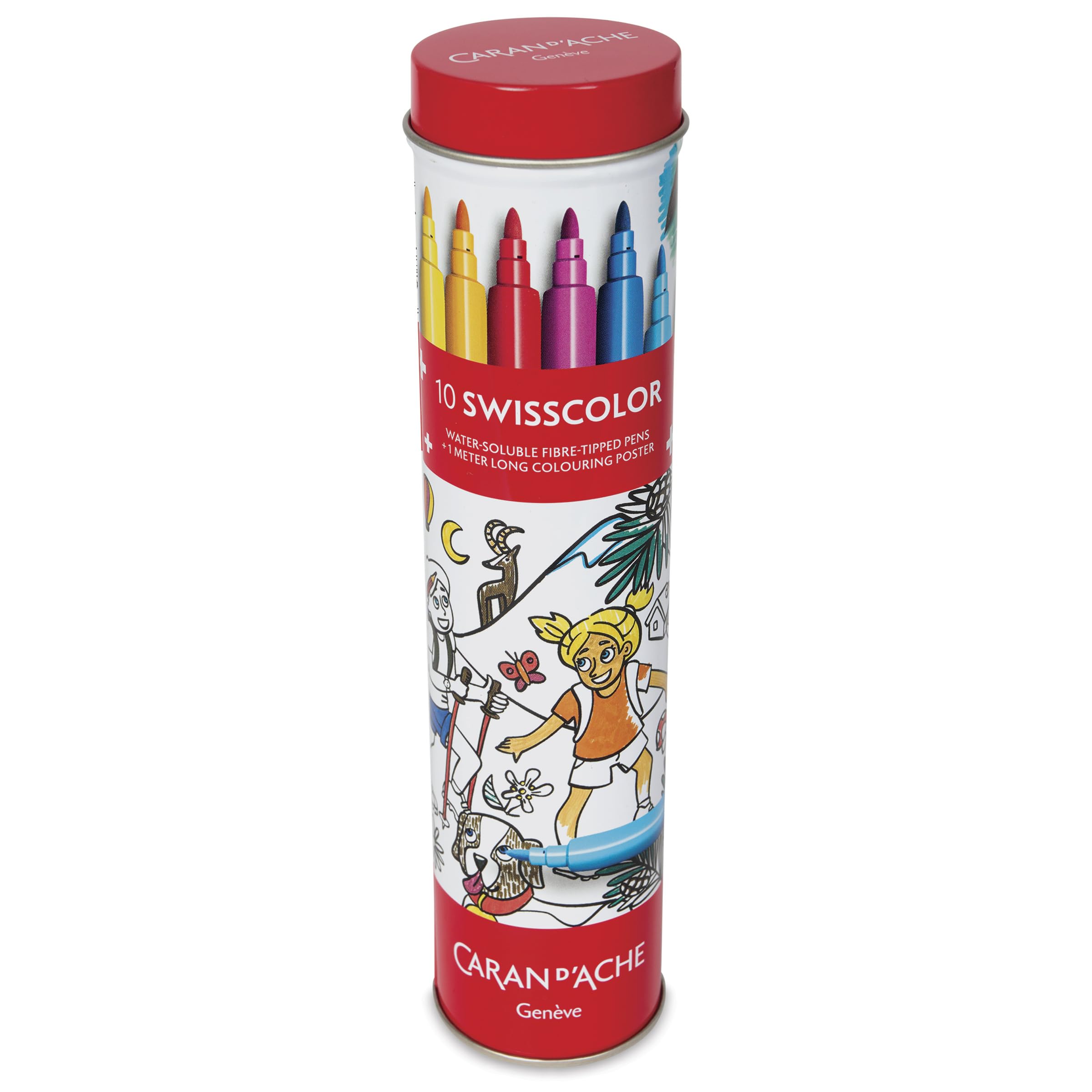 CARAN Водорастворимая фломастерная ручка раскраска Swiss Color Metal Can 10 цветов Художественные принадлежности Аксессуары для рисования Художественные принадлежности для рисования D ACHE + 0285-310
CARAN Водорастворимая фломастерная ручка раскраска Swiss Color Metal Can 10 цветов Художественные принадлежности Аксессуары для рисования Художественные принадлежности для рисования D ACHE + 0285-310