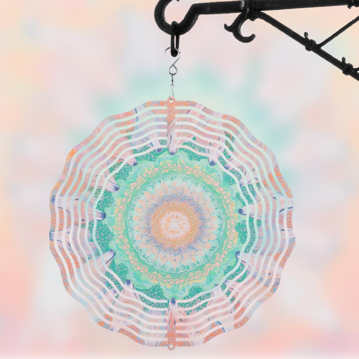 Vibrant Mandala Wind Chime 10 Inch Colorful Metal Garden Decor for All Seasons Durable Outdoor Hanging Wind Chimes Perfect Gift for Friends and Family 01A
Vibrant Mandala Wind Chime 10 Inch Colorful Metal Garden Decor for All Seasons Durable Outdoor Hanging Wind Chimes Perfect Gift for Friends and Family 01A