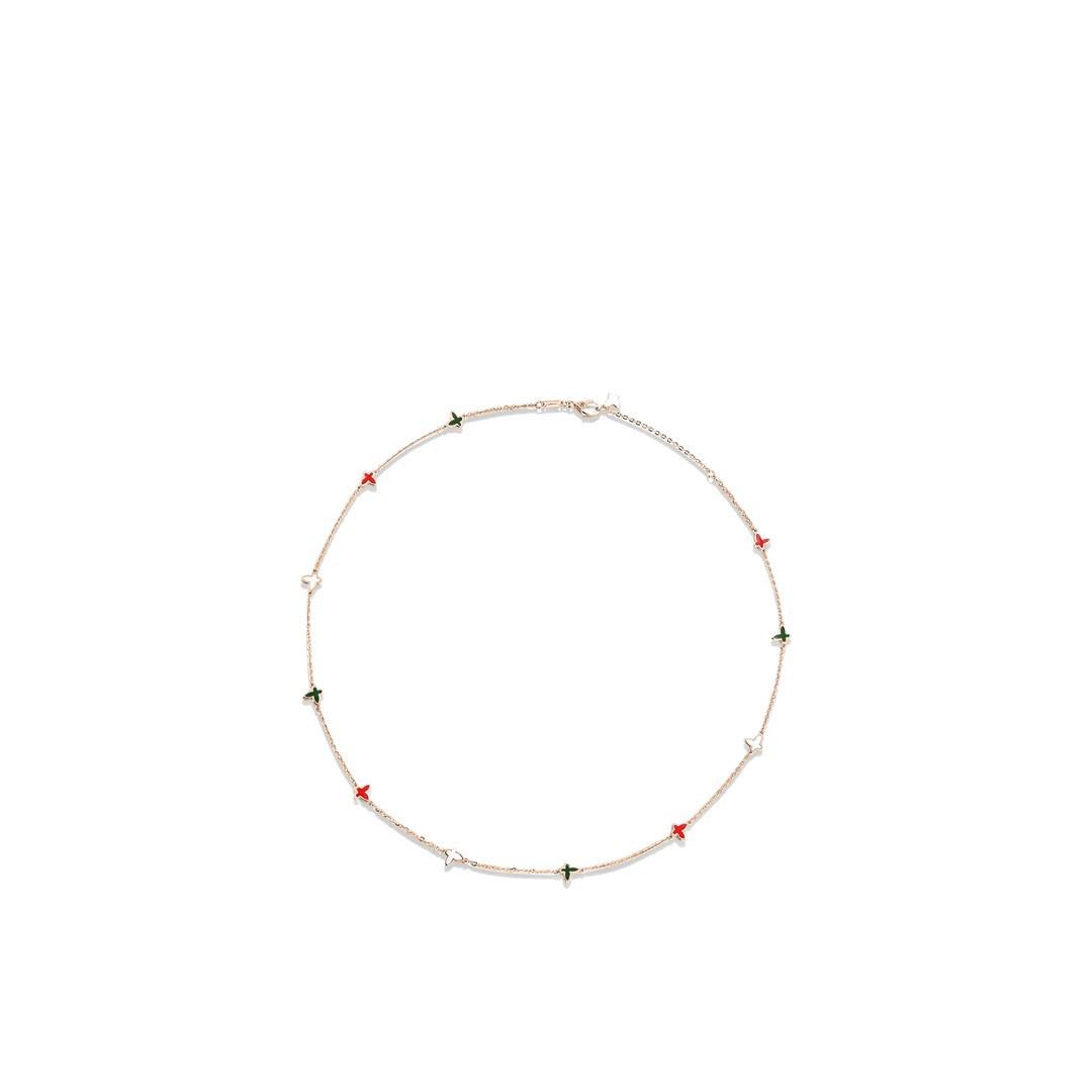 18k Rose Gold Butterfly Necklace with Red Enamel Pendant - Versatile Gift for Women Silver Plated Copper
18k Rose Gold Butterfly Necklace with Red Enamel Pendant - Versatile Gift for Women Silver Plated Copper