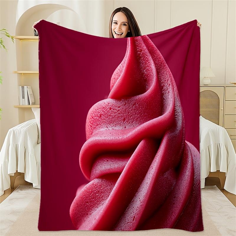 Strawberry ice cream pattern Flannel printed blanket suitable for all seasons suitable for living room office sofa and travel 75x90cm28x39in
Strawberry ice cream pattern Flannel printed blanket suitable for all seasons suitable for living room office sofa and travel 75x90cm28x39in