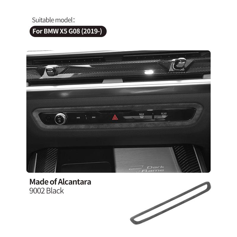 Made of Alcantara For BMW X5 G08 (2019-) Center Console Panel Decorative Trim Frame Sticker Car Premium Interior Accessories
Made of Alcantara For BMW X5 G08 (2019-) Center Console Panel Decorative Trim Frame Sticker Car Premium Interior Accessories