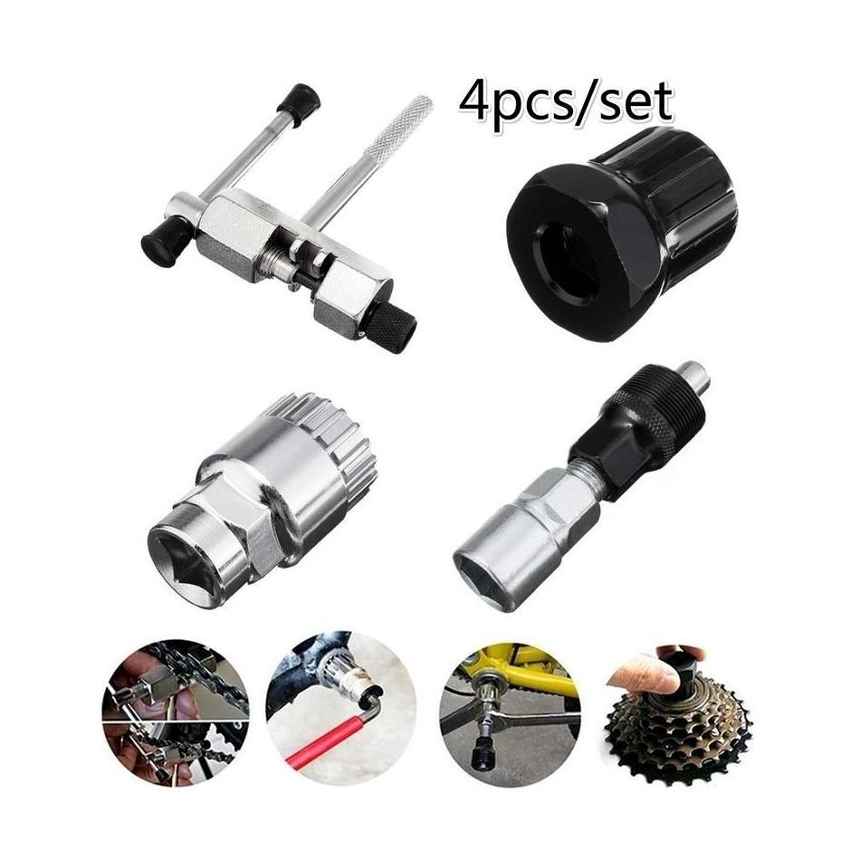 4 Pcs/set Mountain Bike Repair Tool Kit Bicycle Repaiing Tool Cranked Remove/Cut Chain/Axis Extractor Tool
4 Pcs/set Mountain Bike Repair Tool Kit Bicycle Repaiing Tool Cranked Remove/Cut Chain/Axis Extractor Tool