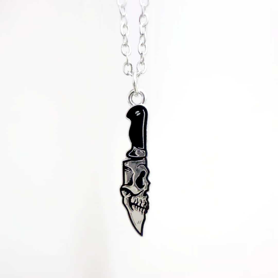 Gothic Exaggerate Sliver Color Skull Embossed Knife Pendant Dangle Earrings Hip-hop Punk Horror Halloween Jewelry Accessory Gift
Gothic Exaggerate Sliver Color Skull Embossed Knife Pendant Dangle Earrings Hip-hop Punk Horror Halloween Jewelry Accessory Gift