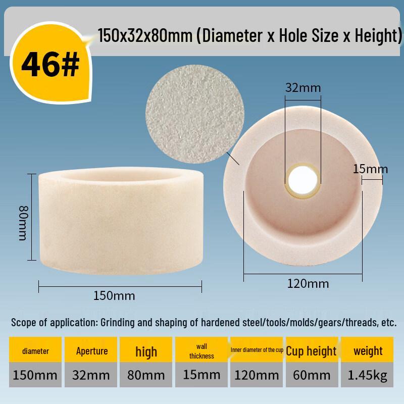 White Corundum Cup Grinding Wheel
White Corundum Cup Grinding Wheel