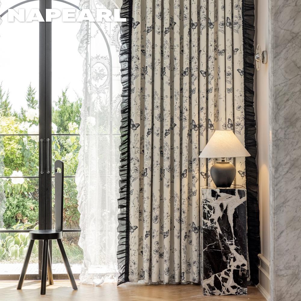 1 шт. NAPEARL 70-80% затемнение французский романтический ретро бабочка секретное царство напечатанный рюшами шторы для спальни гостиная домашний декор W100cm x L130cm серый
1 шт. NAPEARL 70-80% затемнение французский романтический ретро бабочка секретное царство напечатанный рюшами шторы для спальни гостиная домашний декор W100cm x L130cm серый