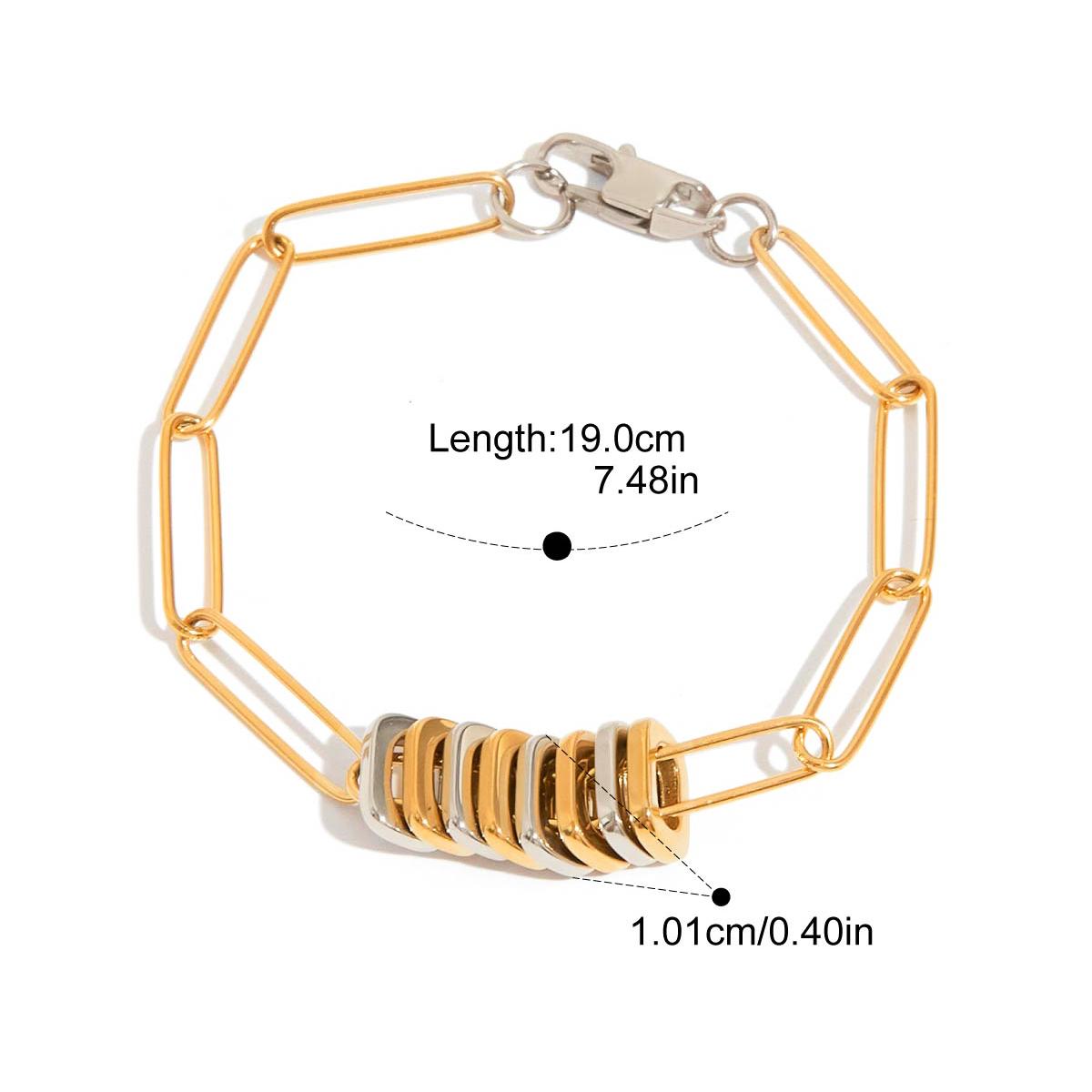 Yori Exclusive Design Simple Button Paperclip Chain Bracelet Necklace Stainless Steel Women Hypoallergenic Attractive Jewelry
Yori Exclusive Design Simple Button Paperclip Chain Bracelet Necklace Stainless Steel Women Hypoallergenic Attractive Jewelry