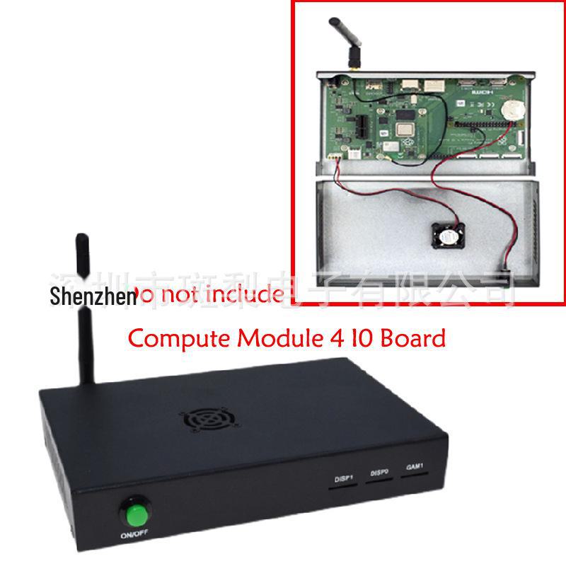 Корпус плати вводу/виводу Raspberry Pi CM4 з запуском однією кнопкою, вентилятором та антеною Case B
Корпус плати вводу/виводу Raspberry Pi CM4 з запуском однією кнопкою, вентилятором та антеною Case B