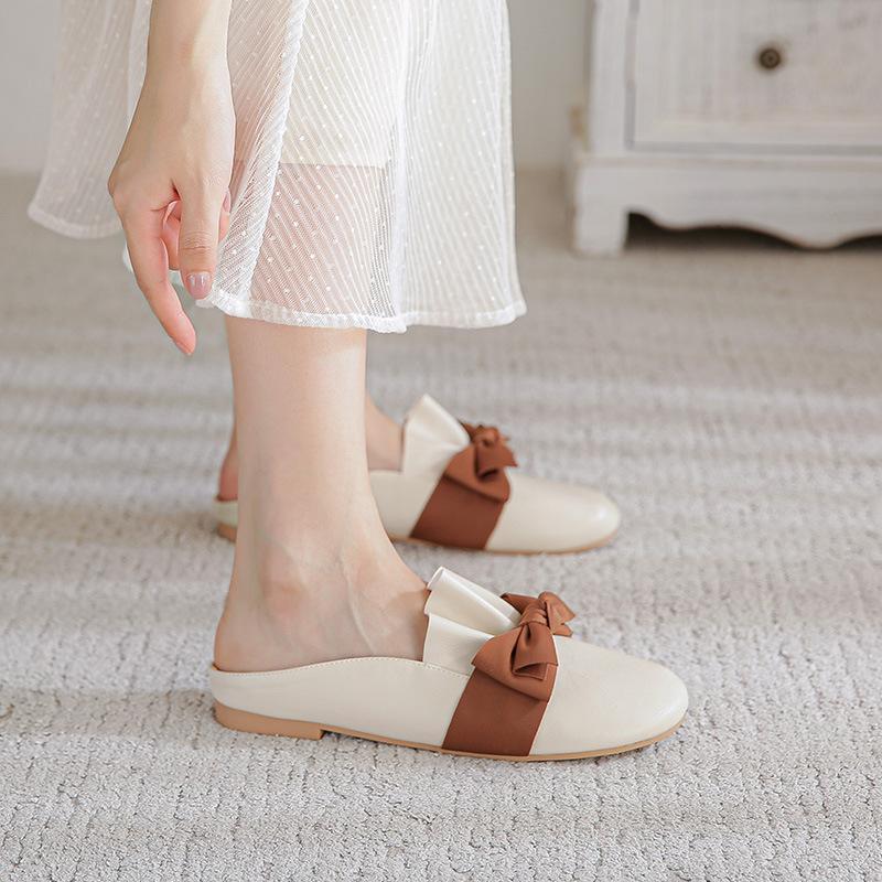 Baotou half slippers women s outer wear 2024 autumn new bow fashion Muller French flat shoes sandals 33 абрикосовий
Baotou half slippers women s outer wear 2024 autumn new bow fashion Muller French flat shoes sandals 33 абрикосовий