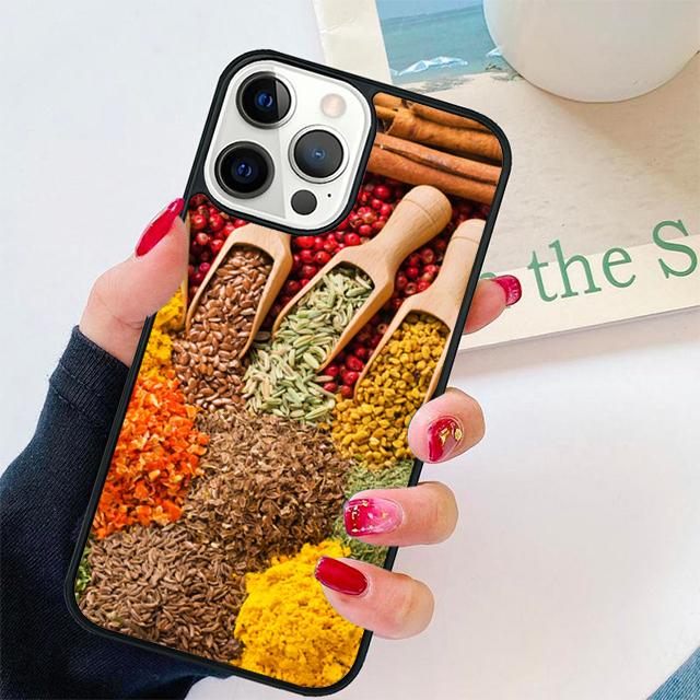 Spices Seasoning Cooking Chef Phone Case Cover For iPhone 17 Air 15 16 14 13 12 Pro Max 11 Pro Max Plus Coque iPhone 14plus
Spices Seasoning Cooking Chef Phone Case Cover For iPhone 17 Air 15 16 14 13 12 Pro Max 11 Pro Max Plus Coque iPhone 14plus