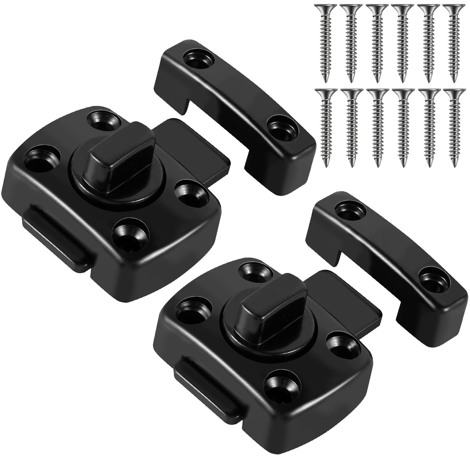 2/4pcs Gate Latch Slide Bolt Latches Lock Safety Double Sided Rotate Gate Hardware 180°Rotatable Stainless Steel Door Lock
2/4pcs Gate Latch Slide Bolt Latches Lock Safety Double Sided Rotate Gate Hardware 180°Rotatable Stainless Steel Door Lock