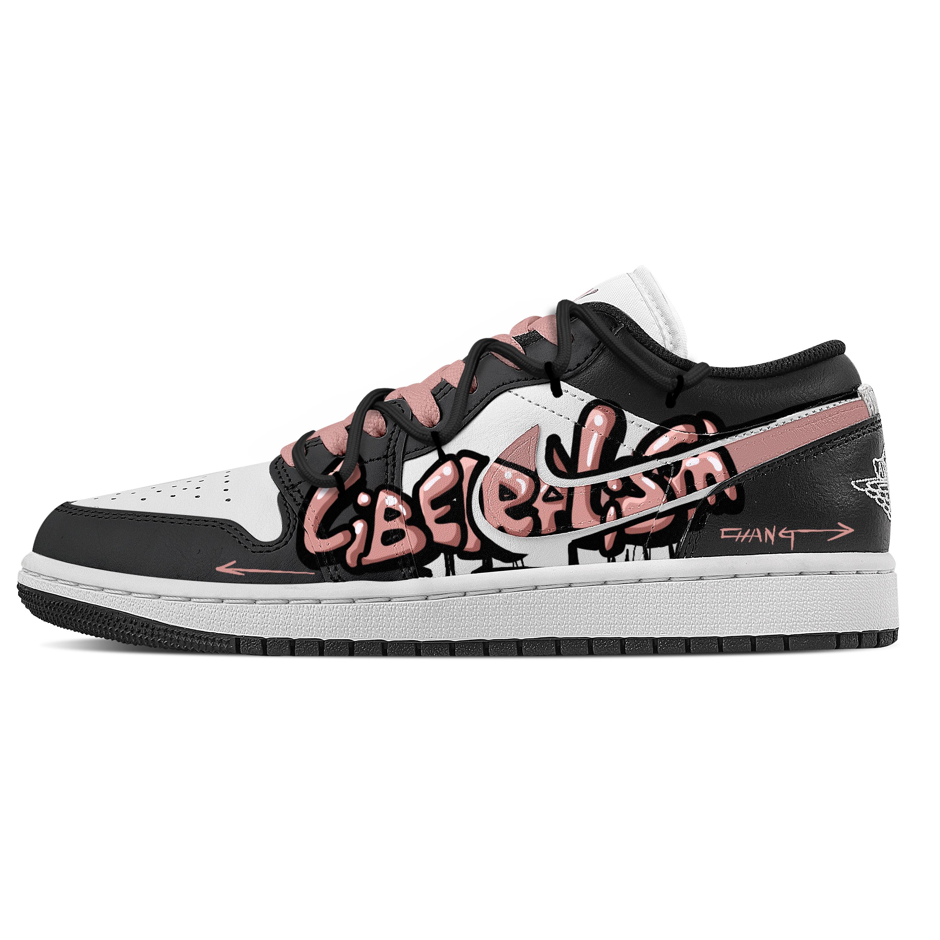 Jordan Air Jordan 1 Street Graffiti Abrasion Resistant Low top Vintage Basketball Shoes Women s Black Pink DC0774-101(Team773-) 44.5
Jordan Air Jordan 1 Street Graffiti Abrasion Resistant Low top Vintage Basketball Shoes Women s Black Pink DC0774-101(Team773-) 44.5