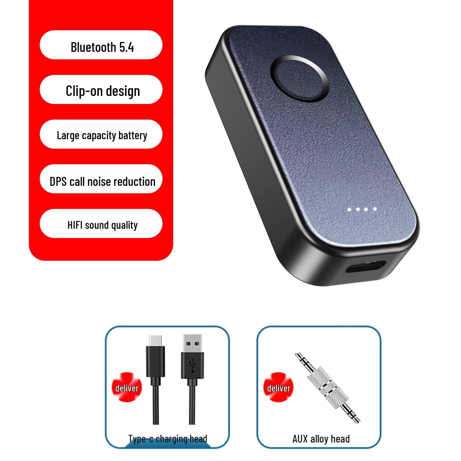 5.4 Bluetooth 2-в-1 Приймач/Передавач: Зробіть будь-який динамік бездротовим
5.4 Bluetooth 2-в-1 Приймач/Передавач: Зробіть будь-який динамік бездротовим