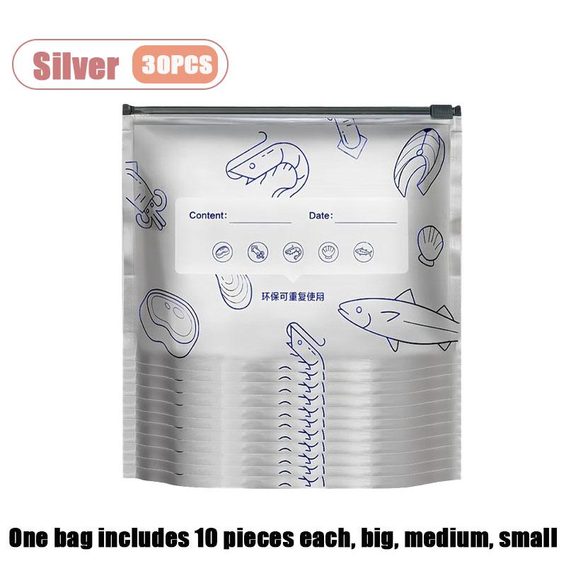 Reusable Aluminum Foil Food Storage Bags with Zipper Seal Odor Proof for Refrigerator Freezer Pantry Meat Vegetables Snacks
Reusable Aluminum Foil Food Storage Bags with Zipper Seal Odor Proof for Refrigerator Freezer Pantry Meat Vegetables Snacks