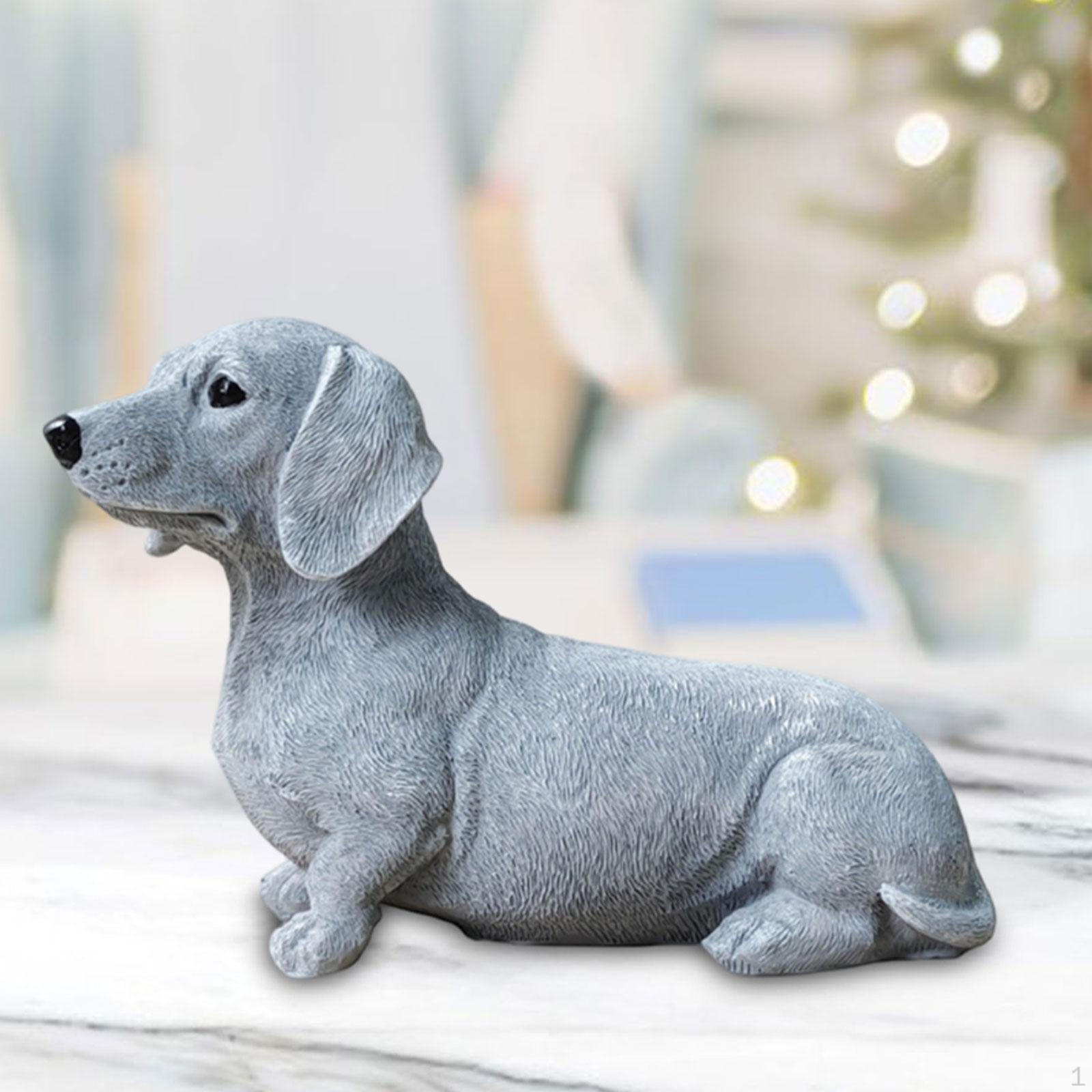 Dachshund Statue Resin Ornament Modern Nordic Small Animal Figurine Dog Sculpture for Living Room
Dachshund Statue Resin Ornament Modern Nordic Small Animal Figurine Dog Sculpture for Living Room
