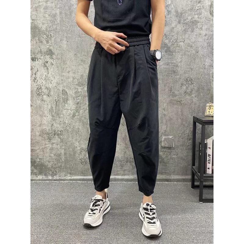 Мужские осенне-зимние шаровары-фонарики свободного кроя M чёрный
Мужские осенне-зимние шаровары-фонарики свободного кроя M чёрный