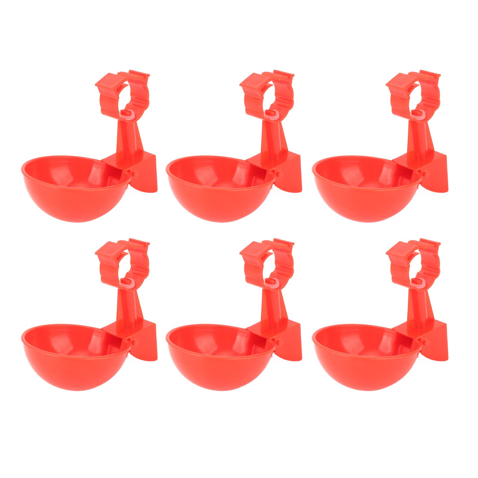 6pcs Chicken Water Cups Automatic Chicken Water Feeder Poultry Waterer Kit Spring Clamp Type for
6pcs Chicken Water Cups Automatic Chicken Water Feeder Poultry Waterer Kit Spring Clamp Type for