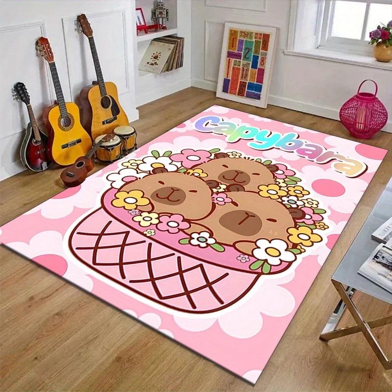 1pc Modern Cute Cartoon Capybara DoorMat, Non-slip Carpet, Suitable for Living Room, Bedroom, Bathroom, Holiday Home Decoration 40x60cm
1pc Modern Cute Cartoon Capybara DoorMat, Non-slip Carpet, Suitable for Living Room, Bedroom, Bathroom, Holiday Home Decoration 40x60cm