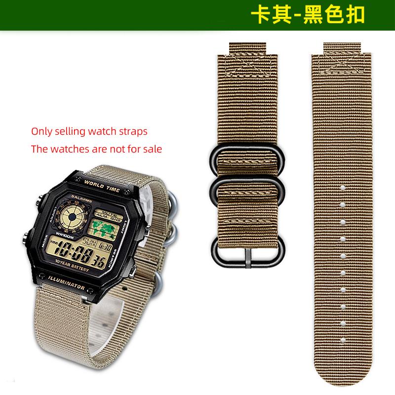 Nylon Canvas Watch Band For Casio AE1200 AE1300 A158W/A159 A168 W-218H DW-H5600 Strap convex mouth Men s Outdoor sports Bracelet 18mm
Nylon Canvas Watch Band For Casio AE1200 AE1300 A158W/A159 A168 W-218H DW-H5600 Strap convex mouth Men s Outdoor sports Bracelet 18mm