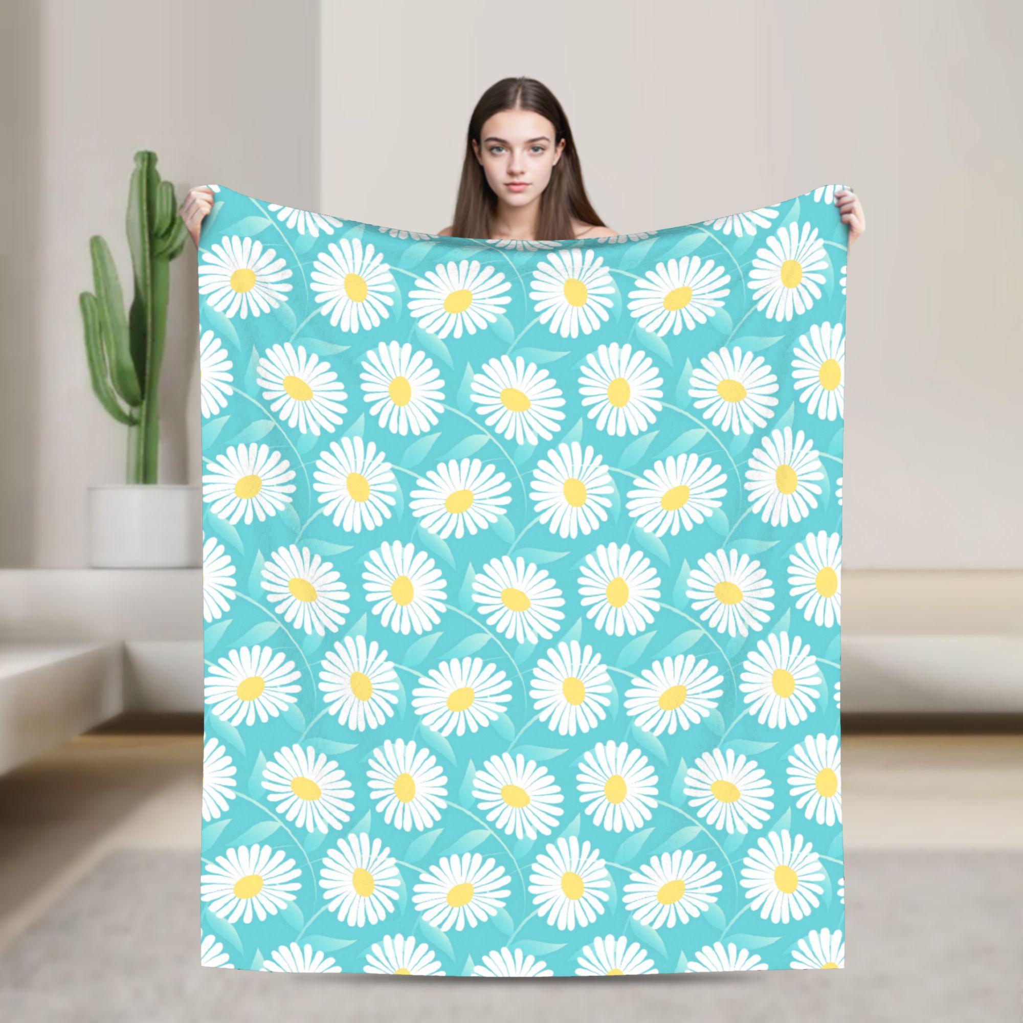 Pastel Daisy Floral Pattern Warm Comfy Blanket Novelty Camping Throw Blanket Living Room Flannel Bedspread Sofa Bed Cover 80x120cm
Pastel Daisy Floral Pattern Warm Comfy Blanket Novelty Camping Throw Blanket Living Room Flannel Bedspread Sofa Bed Cover 80x120cm