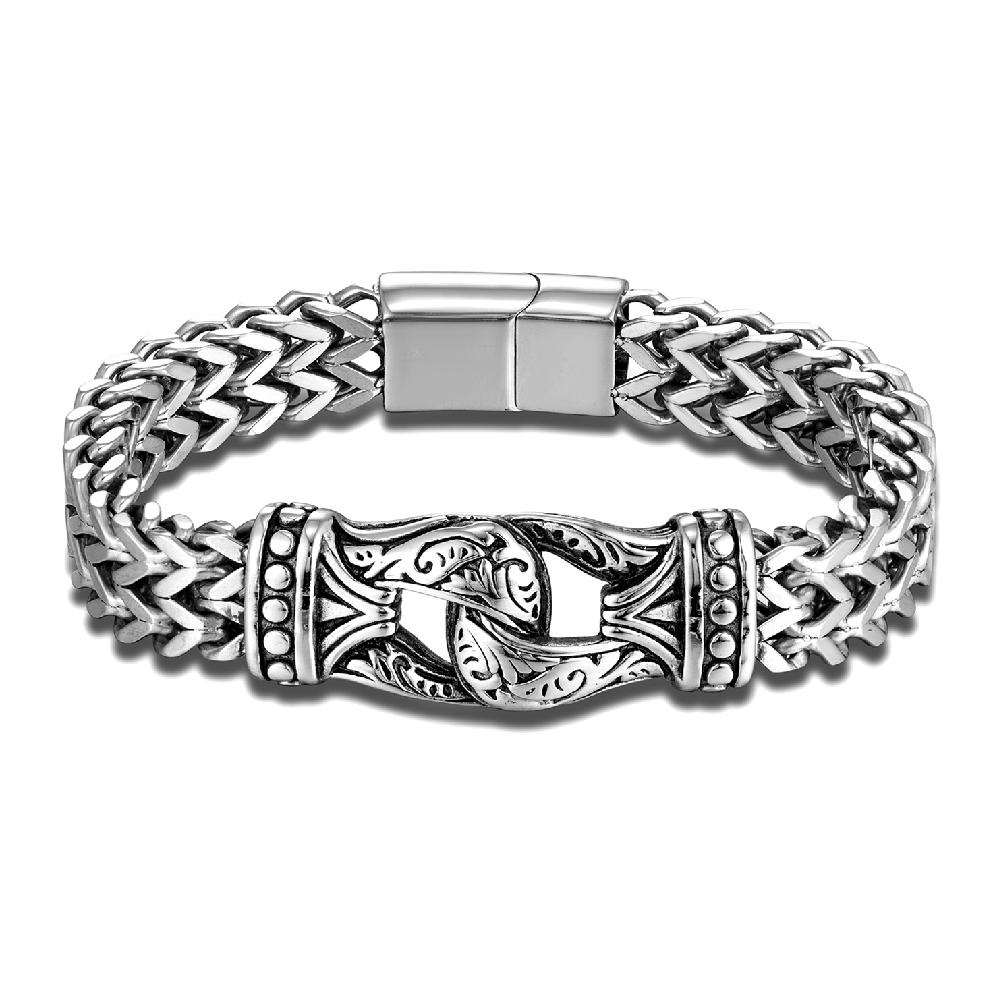 Never Fade Punk Mesh Chain Bracelets Men Gold Color Stainless Steel Magnetic Clasp Wristband Infinity Couple Bangle Male Jewelry 21cm
Never Fade Punk Mesh Chain Bracelets Men Gold Color Stainless Steel Magnetic Clasp Wristband Infinity Couple Bangle Male Jewelry 21cm