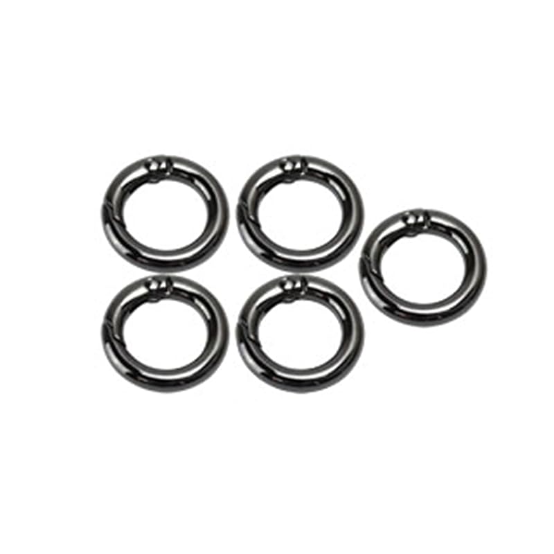 KOYOKOMA circle carabiner key ring carabiner round shape Jump ring key ring outdoor key bag charm 12mm 15mm 20mm 25mm 32mm 38mm (9mm/black)
KOYOKOMA circle carabiner key ring carabiner round shape Jump ring key ring outdoor key bag charm 12mm 15mm 20mm 25mm 32mm 38mm (9mm/black)