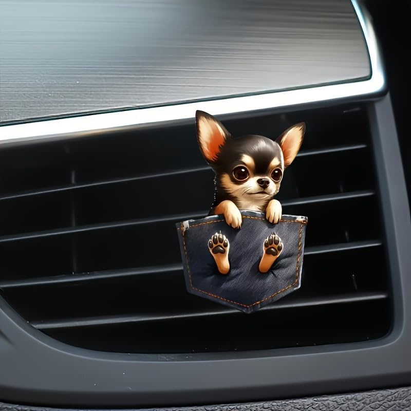2-Piece Cartoon Dog 2D Acrylic Car Air Vent Decoration & Solid Air Freshener – Fun & Cute Dog Design for Car AC Vents, Long-Lasting Fragrance,
2-Piece Cartoon Dog 2D Acrylic Car Air Vent Decoration & Solid Air Freshener – Fun & Cute Dog Design for Car AC Vents, Long-Lasting Fragrance,