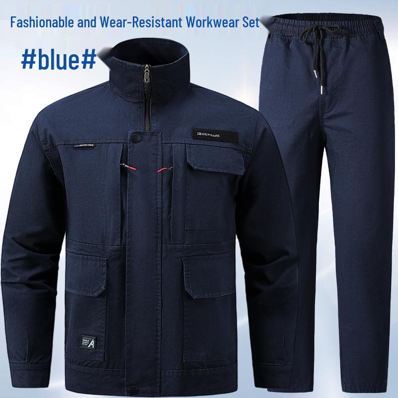 Spring & Autumn Men s and Women s Durable Pure Cotton Workwear Set: Heavy-Duty Welder and Construction Site Attire 175 (120-140 lbs)
Spring & Autumn Men s and Women s Durable Pure Cotton Workwear Set: Heavy-Duty Welder and Construction Site Attire 175 (120-140 lbs)