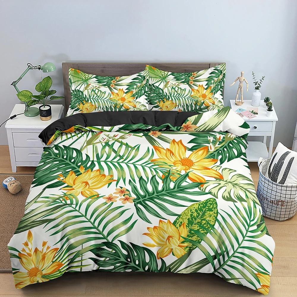 Комплект постельного белья «Природа» с изображением тропических зеленых листьев, джунглей и растений, пододеяльник с 3D-ботаническим рисунком из полиэстера 70x133cm 2pcs
Комплект постельного белья «Природа» с изображением тропических зеленых листьев, джунглей и растений, пододеяльник с 3D-ботаническим рисунком из полиэстера 70x133cm 2pcs