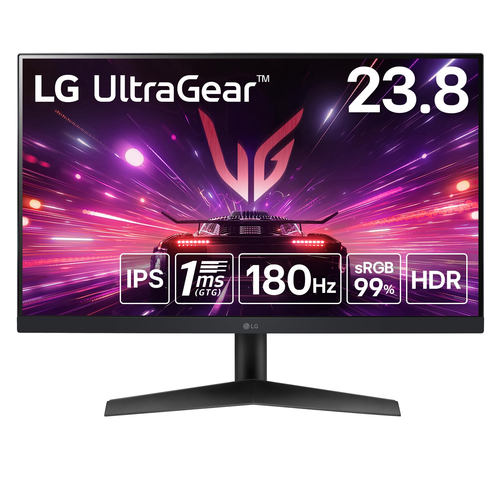 LG Gaming Monitor UltraGear 24GS60F-B 23.8 inch PC games, home games Full HD (1920 x 1080) Anti-glare 180Hz IPS 1ms (GTG) FreeSync™
LG Gaming Monitor UltraGear 24GS60F-B 23.8 inch PC games, home games Full HD (1920 x 1080) Anti-glare 180Hz IPS 1ms (GTG) FreeSync™