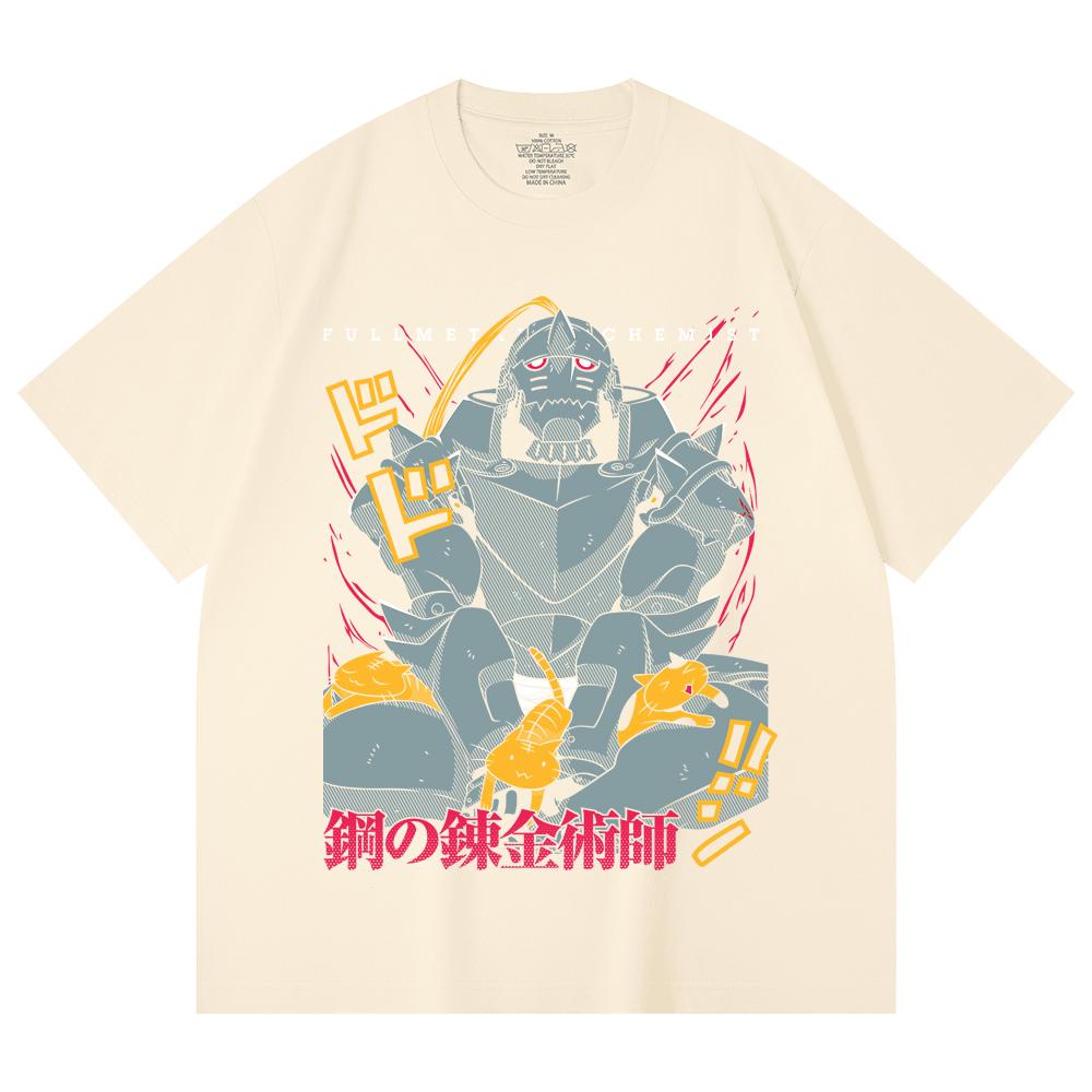 230 г/м² 100% хлопок Fullmetal Alchemist V4 Принт Альфонса Унисекс Тяжелая хлопковая футболка XS абрикосовый
230 г/м² 100% хлопок Fullmetal Alchemist V4 Принт Альфонса Унисекс Тяжелая хлопковая футболка XS абрикосовый