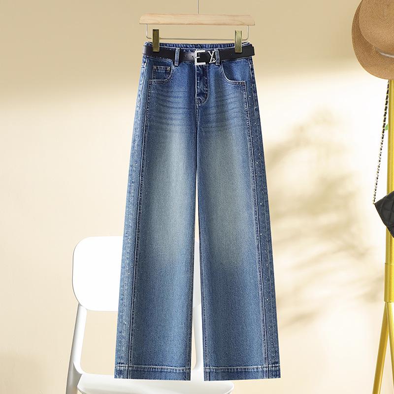 European Blue Denim High Waist Wide Leg Pants - Spring 2025 Fashion for Women 27 (Recommended for 47.5-52.5 kg)
European Blue Denim High Waist Wide Leg Pants - Spring 2025 Fashion for Women 27 (Recommended for 47.5-52.5 kg)