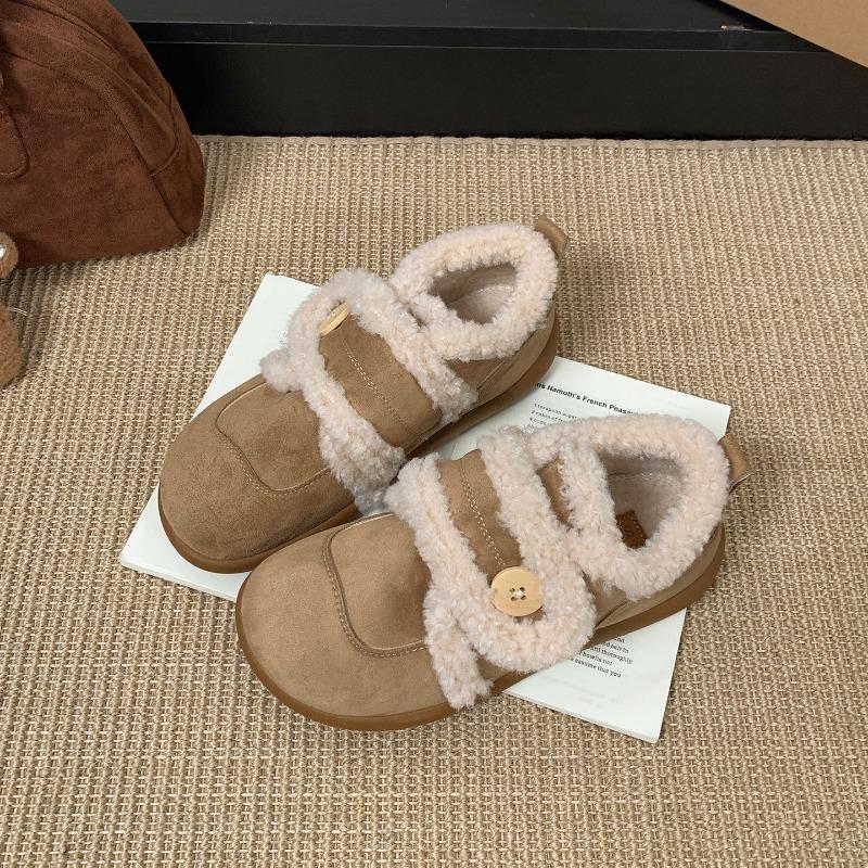 Retro fluffy thick-soled snow boots for women with one foot pedal, warm cotton shoes for winter wear, and all-inclusive women with velvet. 40 хакі
Retro fluffy thick-soled snow boots for women with one foot pedal, warm cotton shoes for winter wear, and all-inclusive women with velvet. 40 хакі