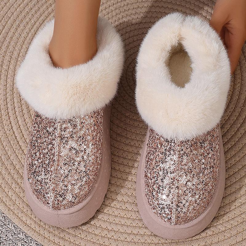 Модные блестящие плюшевые зимние сапоги с пайетками, женские теплые утепленные короткие сапоги без застежек, модные золотистые сапоги на толстой платформе из искусственного меха 36 шампанского
Модные блестящие плюшевые зимние сапоги с пайетками, женские теплые утепленные короткие сапоги без застежек, модные золотистые сапоги на толстой платформе из искусственного меха 36 шампанского