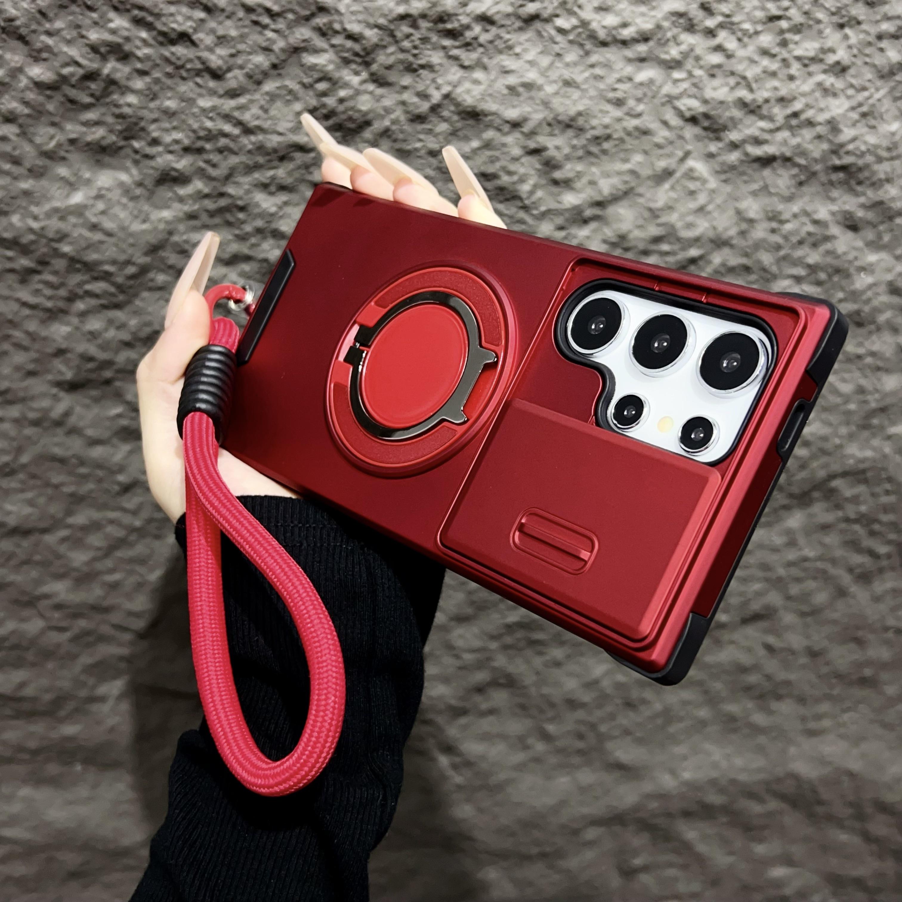 Чехол Armor Magnetic Bracket Case для Samsung Galaxy S25 S24 S23 S22 S21 Ultra Plus с выдвижным шнурком для камеры, защитный противоударный чехол For Galaxy S25 Ultra&Case & Strap красный
Чехол Armor Magnetic Bracket Case для Samsung Galaxy S25 S24 S23 S22 S21 Ultra Plus с выдвижным шнурком для камеры, защитный противоударный чехол For Galaxy S25 Ultra&Case & Strap красный