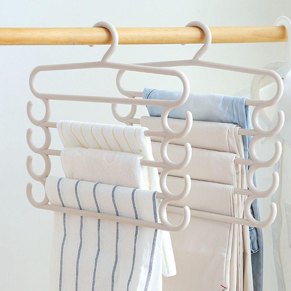 Colorful Trousers Pants Hangers Plastic Clothes Drying Rack 5 Layers Clothes Hangers Towel рожевий
Colorful Trousers Pants Hangers Plastic Clothes Drying Rack 5 Layers Clothes Hangers Towel рожевий