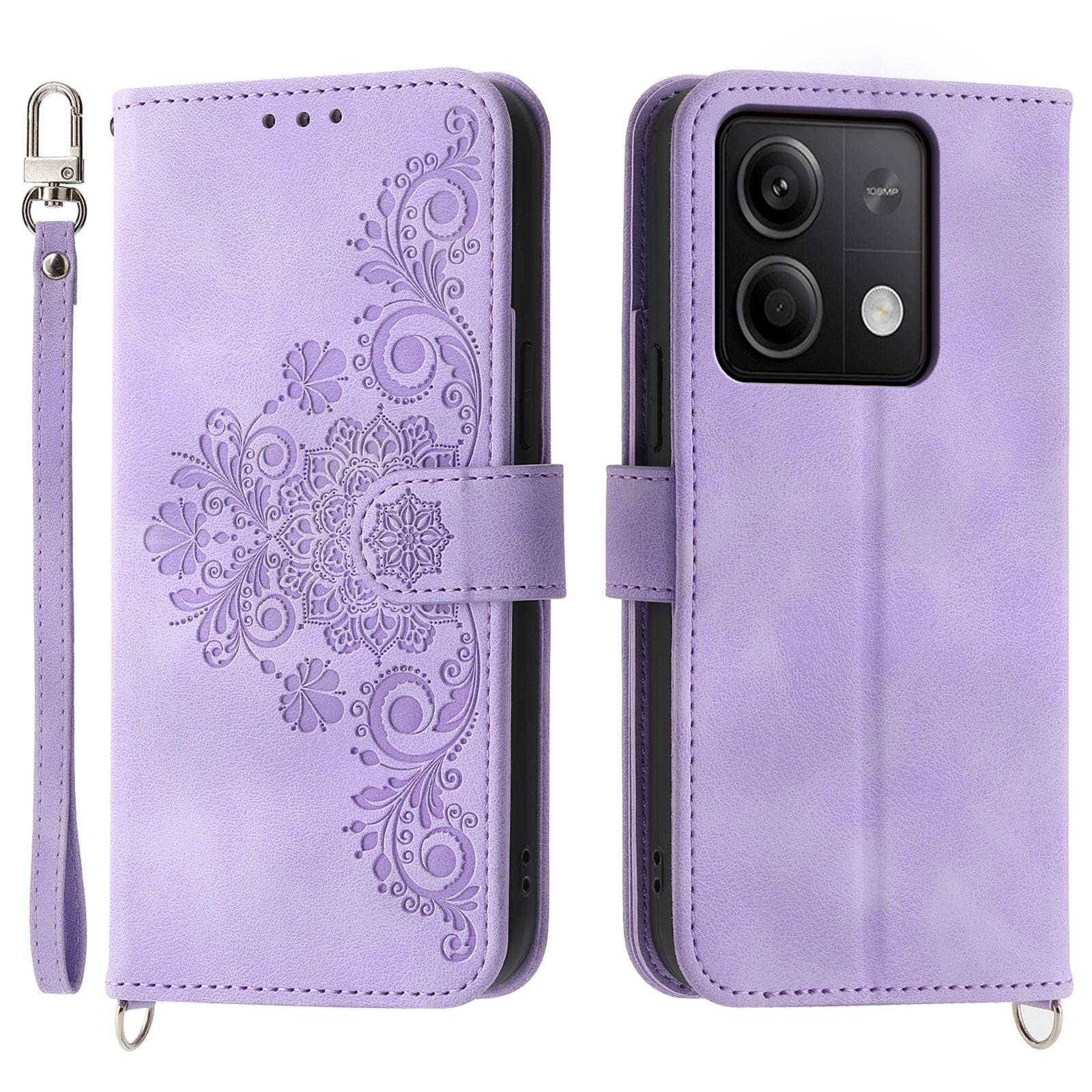 For Xiaomi Redmi Note 13 5G/Note 13 5G (China) Leather Phone Case with 2 Straps Light Purple
For Xiaomi Redmi Note 13 5G/Note 13 5G (China) Leather Phone Case with 2 Straps Light Purple