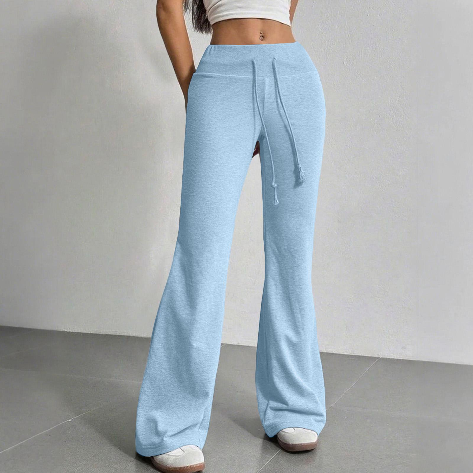 Women s Flared Casual Drawstring Elastic Waist Pants Comfortable Flared Yoga Loose Trousers XL небо синє кольору
Women s Flared Casual Drawstring Elastic Waist Pants Comfortable Flared Yoga Loose Trousers XL небо синє кольору
