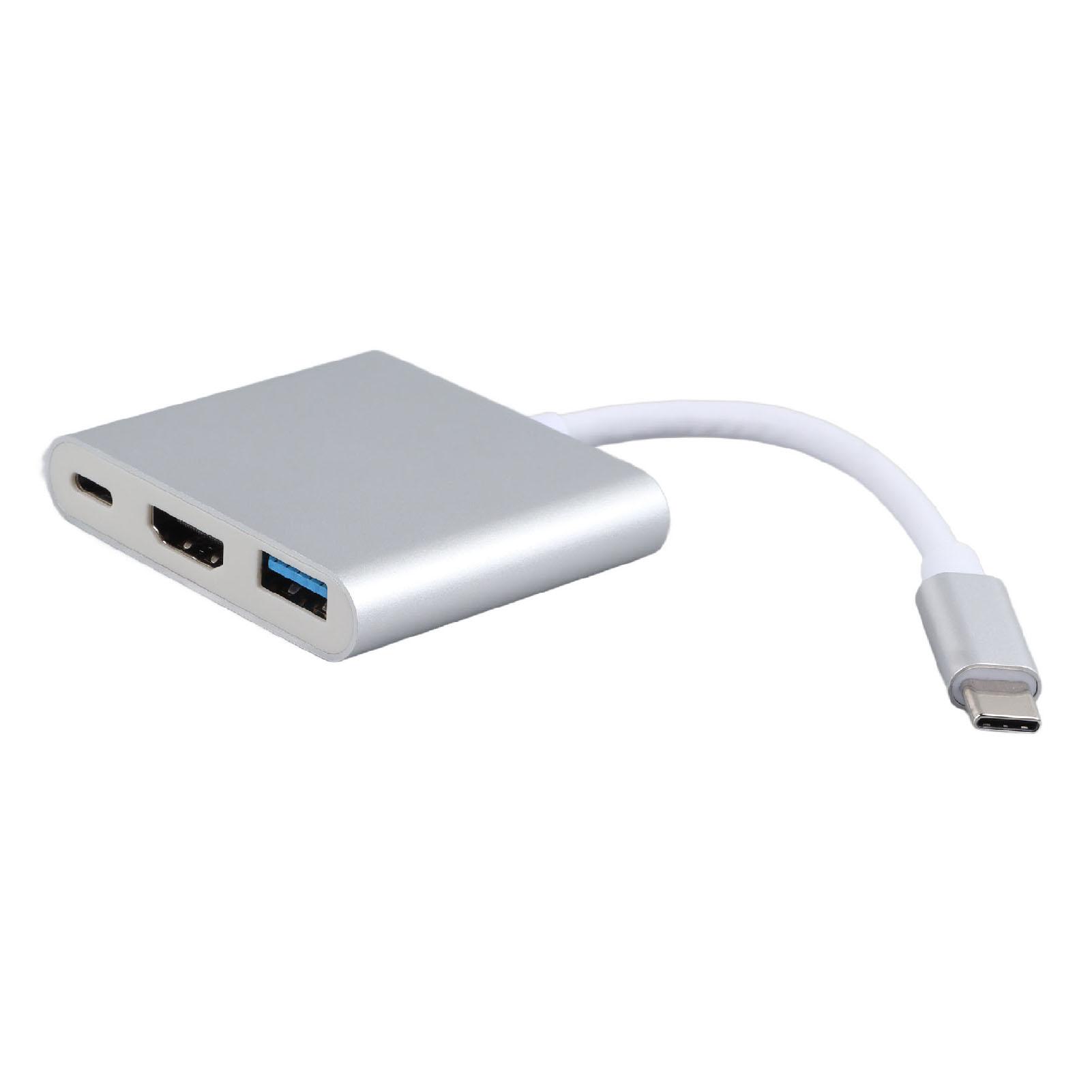 Док-станция USB C 3 в 1 из алюминиевого сплава 4K HD 5 Гбит/с Передача 60 Вт PD Power USB C Hub для телевизора
Док-станция USB C 3 в 1 из алюминиевого сплава 4K HD 5 Гбит/с Передача 60 Вт PD Power USB C Hub для телевизора