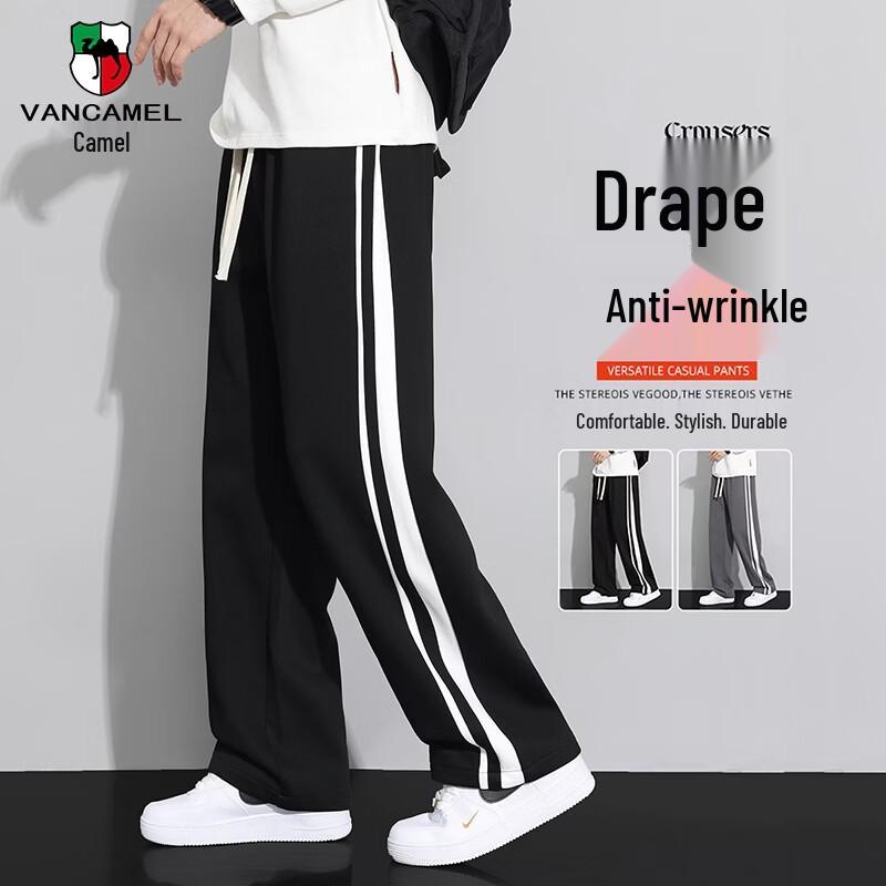 VANCAMEL Men s Striped Straight-Leg Casual Pants 2XL
VANCAMEL Men s Striped Straight-Leg Casual Pants 2XL
