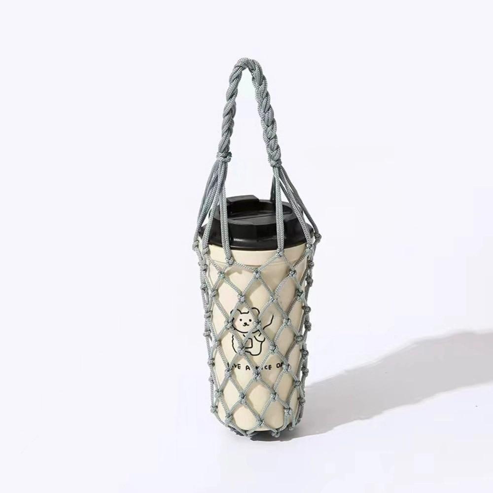 Сумка-сетка ручной работы, многоразовая кофейная сумка, портативная сумка для стакана с водой серый
Сумка-сетка ручной работы, многоразовая кофейная сумка, портативная сумка для стакана с водой серый