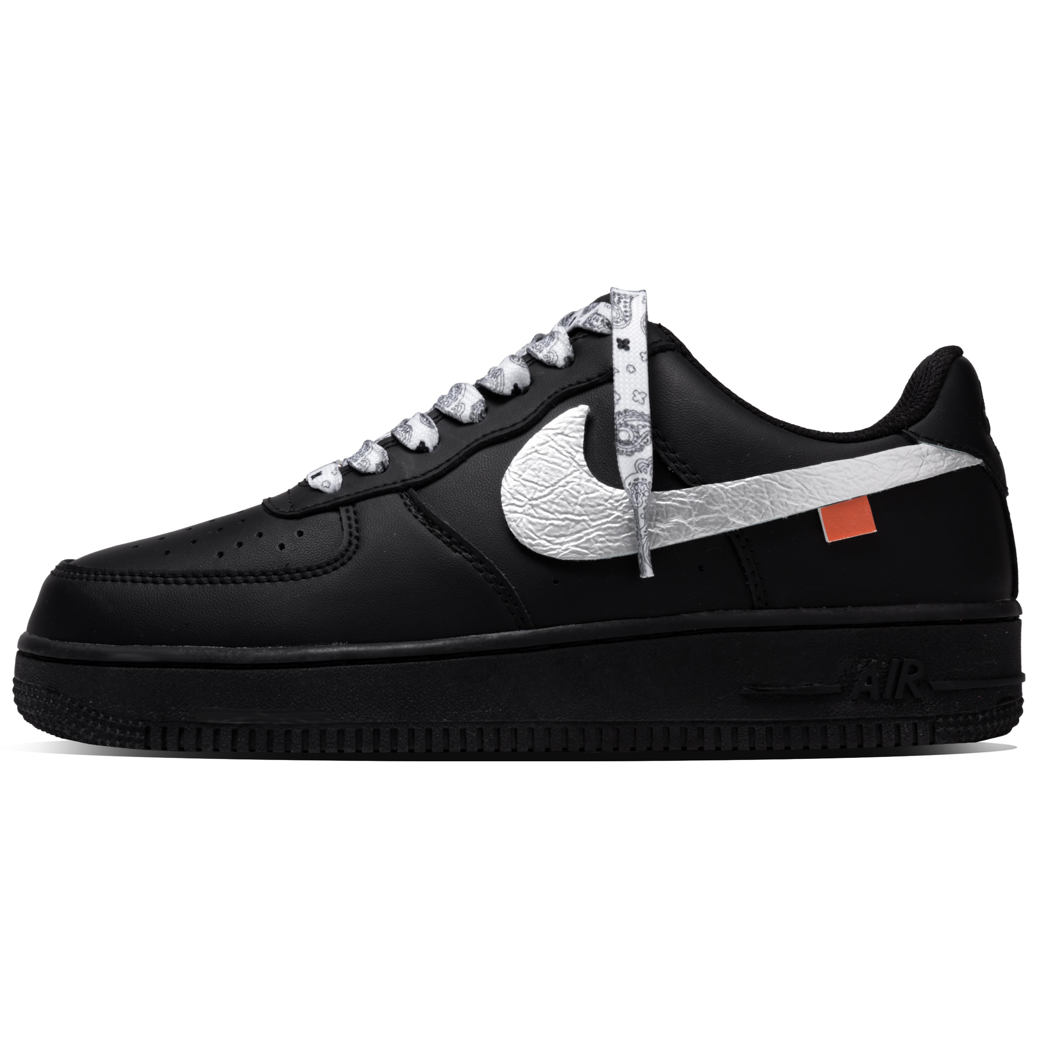 Nike Air Force 1 Paisley Abrasion Resistant Low top Skateboard Shoes Unisex Black White CW2288-001(Team1291-) 43
Nike Air Force 1 Paisley Abrasion Resistant Low top Skateboard Shoes Unisex Black White CW2288-001(Team1291-) 43