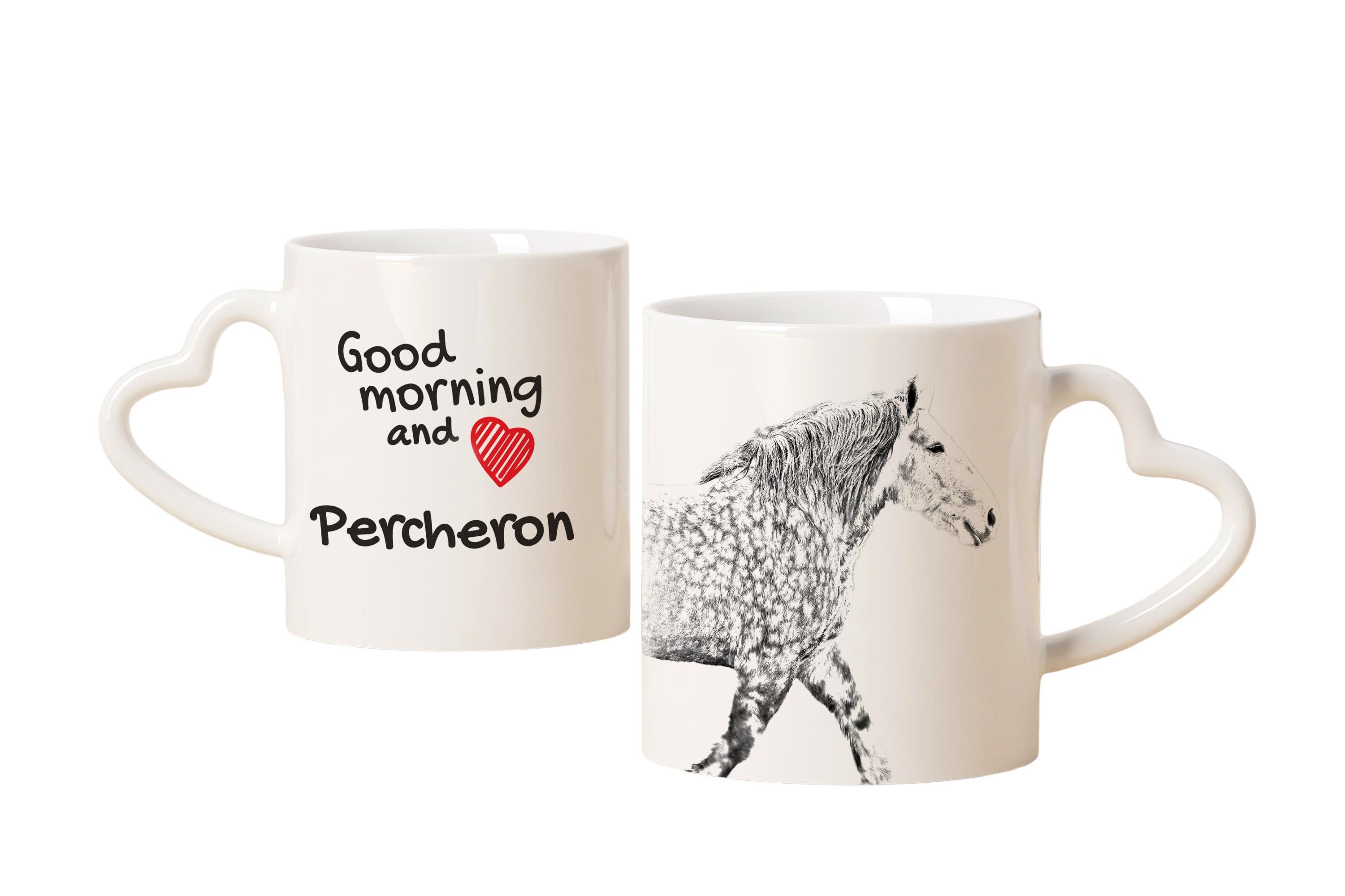 Percheron - cup with a horse, a cute cup with a heart-shaped handle, a universal gift from the Art-Dog brand білий
Percheron - cup with a horse, a cute cup with a heart-shaped handle, a universal gift from the Art-Dog brand білий